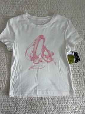 Ballerina Shoes Baby Tee